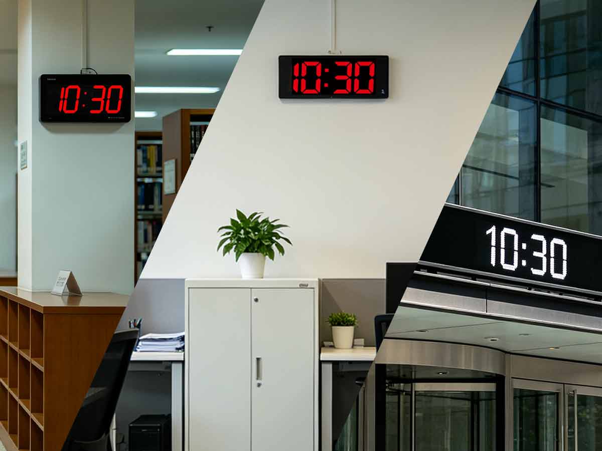 Synchronized clocks across a multi-building campus