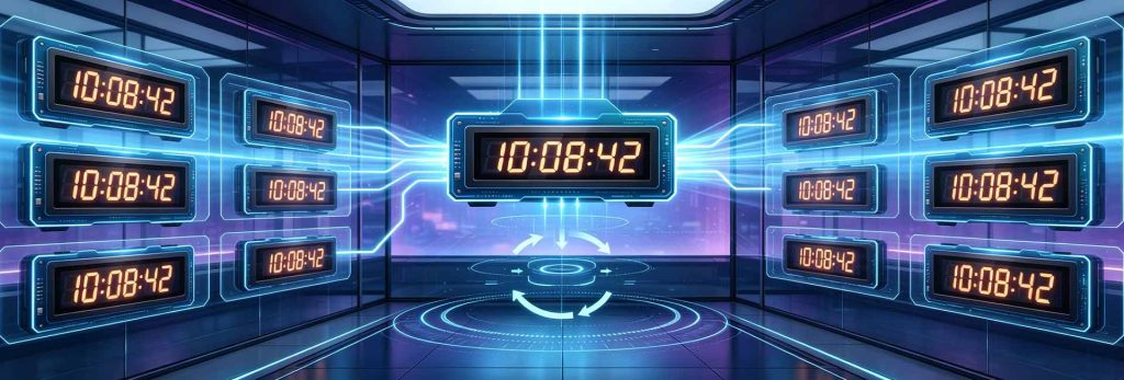 synchronized-time-clocks