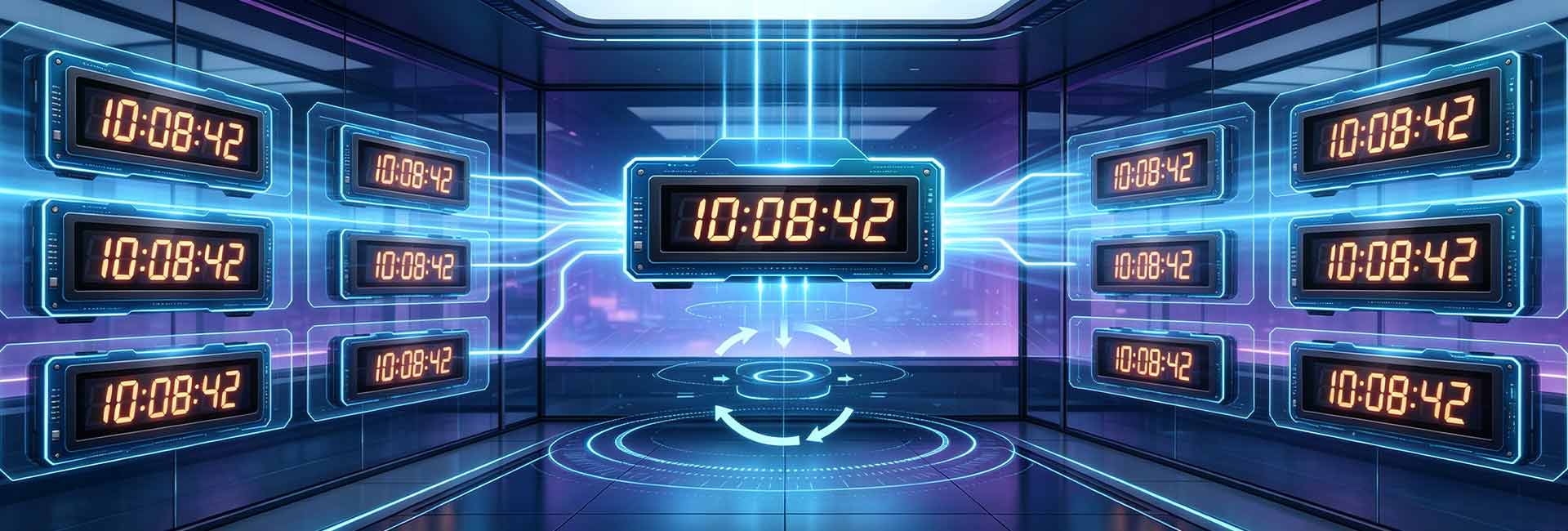 synchronized-time-clocks